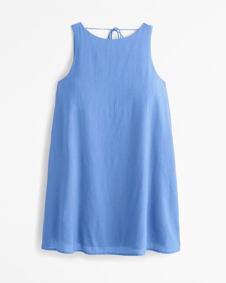 Open Back Dress Pattern, A-Line Dress Sewing Pattern, Backless Dress Pattern, Short Summer Dress Pattern, Plus Size Dress PDF Sewing Pattern, Linen dress pattern, cotton dress pattern, dress pdf sewing pattern, sleeveless dress pattern, dress beginner pattern, relaxed dress pattern, casual dress pattern, comfortable dress pattern, loose dress pattern