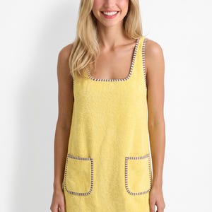 Towel Dress Pattern, A-Line Dress Sewing Pattern, Beach Dress Pattern, Short Summer Dress Pattern, Plus Size Dress PDF Sewing Pattern, Linen dress pattern, cotton dress pattern, sleeveless dress pattern, dress beginner pattern, relaxed dress pattern, casual dress pattern, comfortable dress pattern, loose dress pattern PDF sewing patterns for women, oversized dress Pattern, easy dress pattern, short dress pattern, mini dress pattern, trendy dress, summer dress pattern, cover up pattern