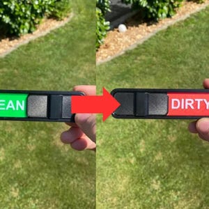 Dishwasher magnet slider