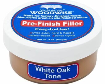 White oak tone wood filler, pre-finish filler, woodwise filler