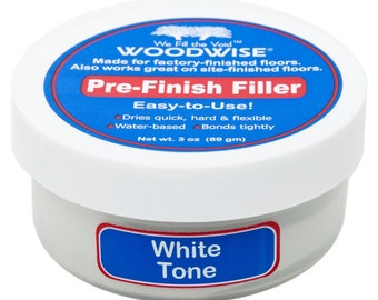 White tone wood filler, pre-finish filler, woodwise filler