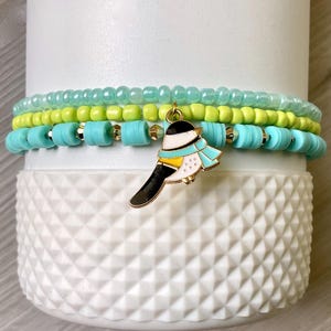Set Di 6 Braccialetti Con Ciondoli Per Bicchiere Stanley – Adatti Per Tazze 1,134g E 0,85g – Perline Elastiche In Plastica E Resina