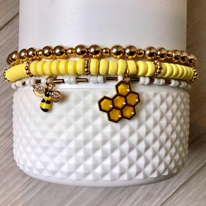 Just Bee Yourself!/ Boot Topper/Charm gestapeltes Armband/Becher Zubehör