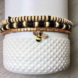 Boot Topper / Charm Stacked Armband / Becher Zubehör / Bee Happy