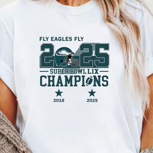 2025 Superbowl Champions Eagles Tshirt, Superbowl Trophy Philadelphia Football Tshirt, Philadelphia Fan Gift Tshirt, Gift For Soccer Mom