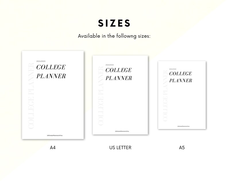 College Student Planner Printable | College Planner | College ...