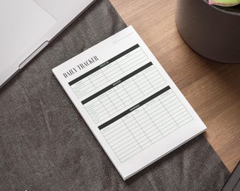 Macro and Workout Tracker | Digital Fitness Planner PDF | Printable Gym Log for Meal & Exercise Tracking