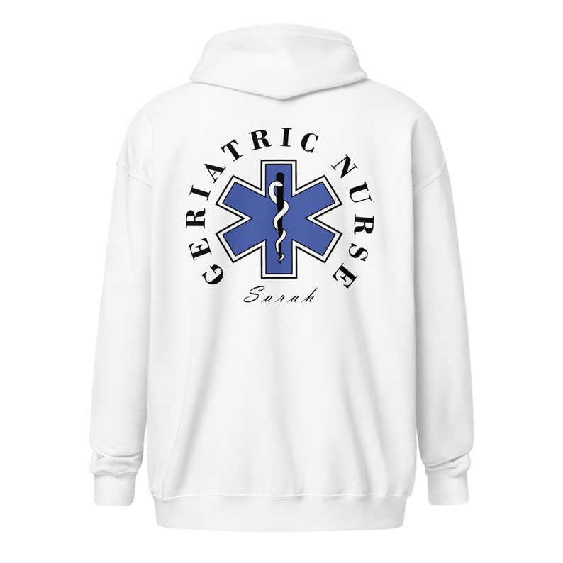 Personalized Nurse Sweatshirt Custom RN Pullover for Healthcare Heroes zdjęcie 5