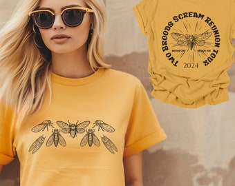 Cicada Tshirt, Cicada 2024 shirt, Scream Tour Bug Shirt, Insect Love Shirt, Bug Lover Shirt, Bug Humor, Nature Lover, Year of the Cicadas