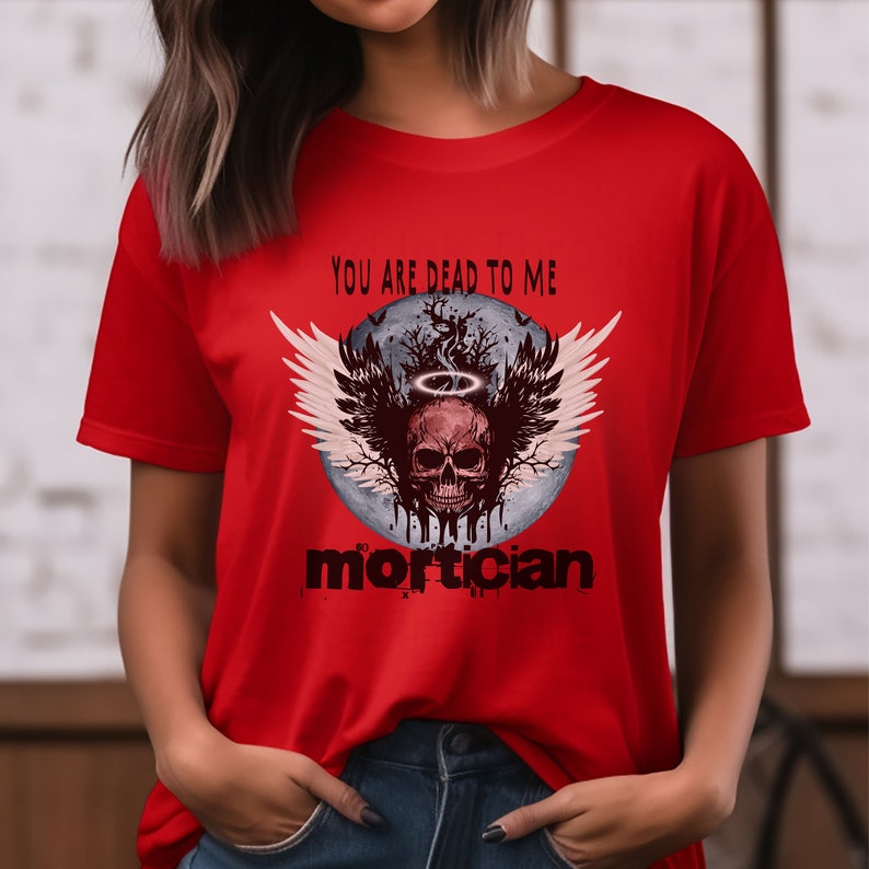 T-shirt Mortician Band – Cadeau Famille, 100% Coton, Toutes Tailles, Personnalisable