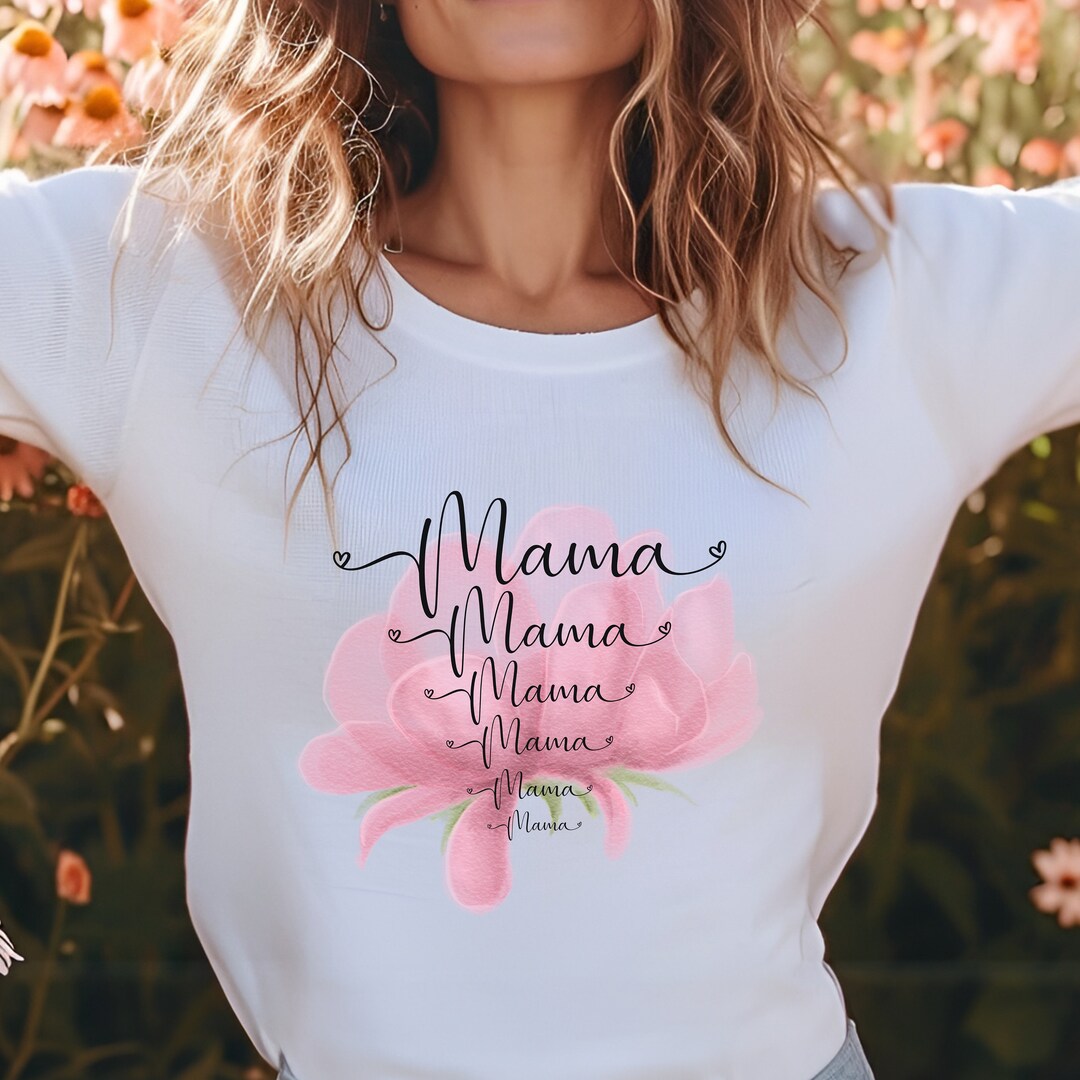 Mom Floral T-Shirt Dress - Perfect Gift for Mother's Day & Casual Wear