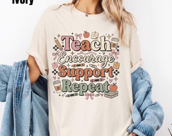 Teacher Motivational Tee, Teacher Appreciation T-Shirt, Group Teacher Shirt, School Teacher Gift, Gift for Educator