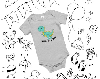 Kleiner Bruder Baby Kurzarm Strampelanzug