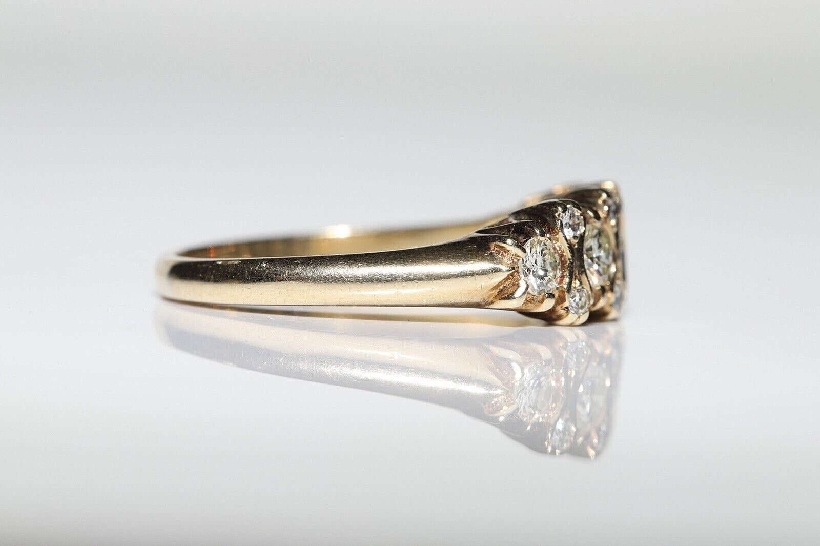 Vintage Circa 1980s 14k Gold Natural Diamond Decorated Ring - Etsy — free download