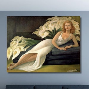 ディエゴ・リベラ、「花売り」（1934年）、ジクレー版画、社会