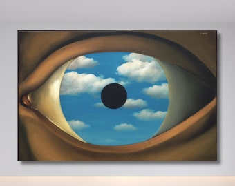 ルネ・マグリット作「偽りの鏡」（1928年）キャンバス|オリジナル