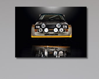 Audi Sport Quattro S1 E2 Poster|Man Cave Art|Audi Quattro S1 Super Car|Gift Idea|Gift for Him|Boys Room Decor|Cool Car