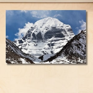 Mount Kailash in Tibet canvas print|Snow mountain art|Nature wall art|Landscape print|Tibet Wall Art|Mount Kailash WallArt|Gift Idea