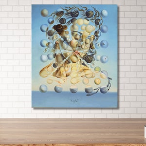 Galatea of the Spheres by Salvador Dali Canvas Wall Art,Dali Poster,Surrealism Art Print,Abstract Expressionism Art,gift idea for girlfriend