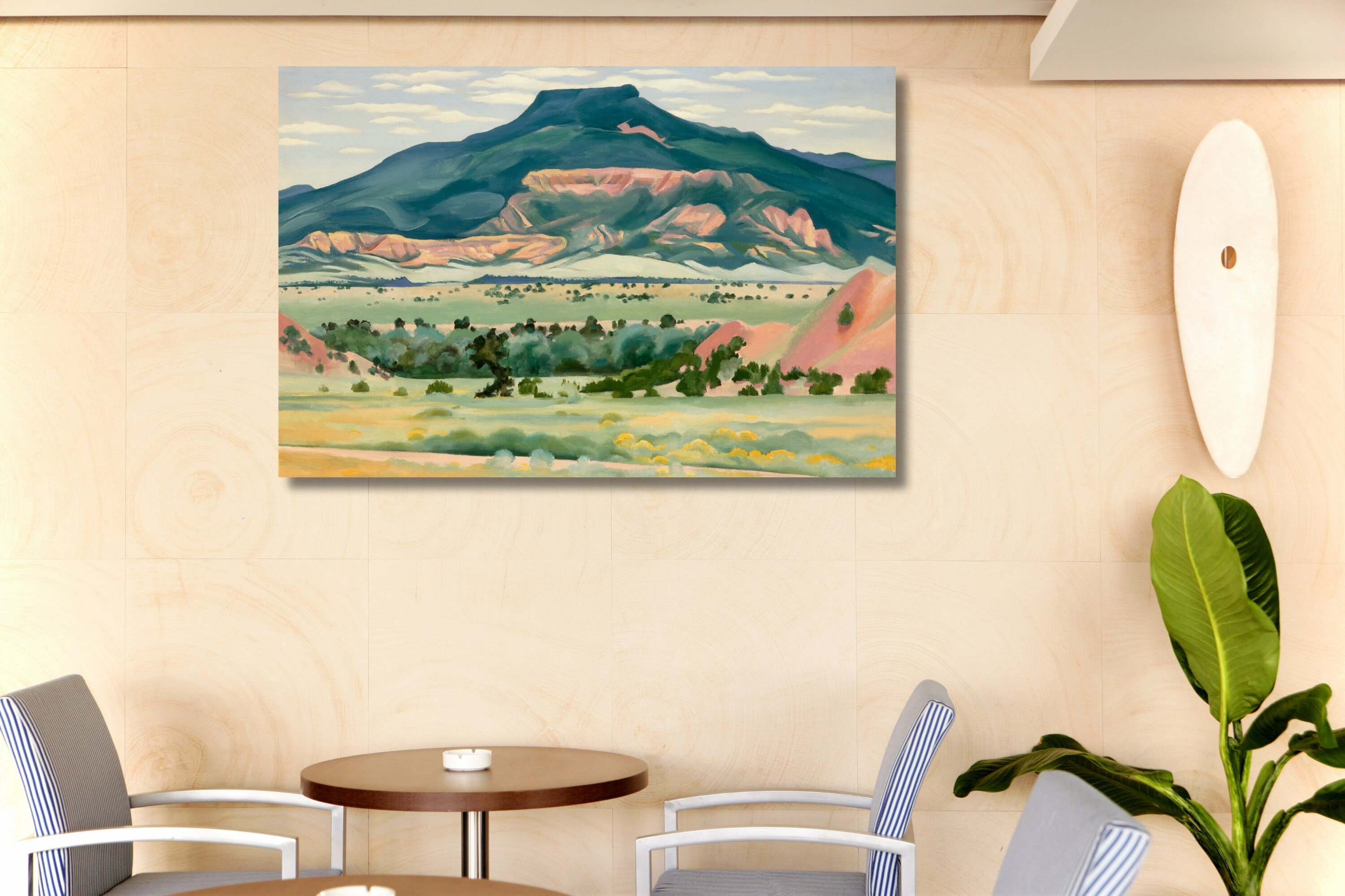 Georgia O'keeffe Mountain Landscape Canvas Wall Art,o'keeffe Poster ...