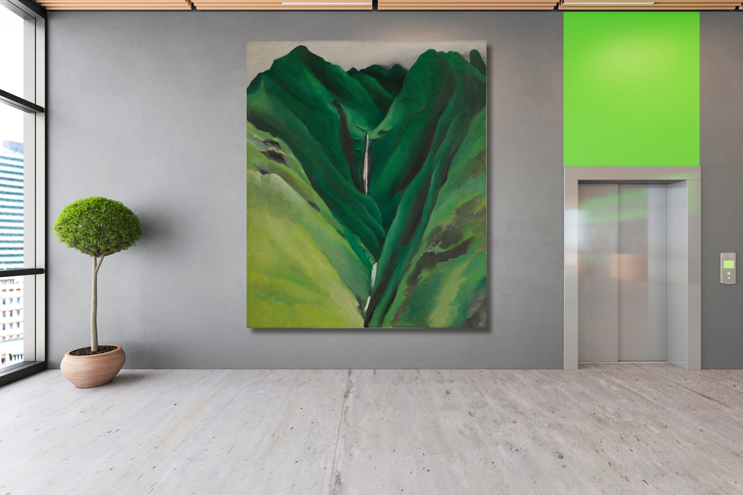 Green Mountains, Georgia O'keeffe Canvas Wall Art,stunning Art Print ...