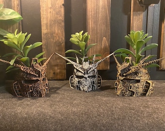 Vintage style Gundam  Flower Pot Planter Pencil Cup