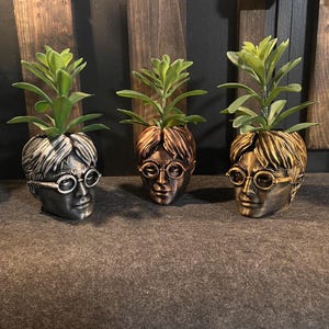 Vintage style Young Wizard Flower Pot Planter Pencil Cup