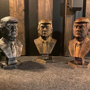 Vintage style Donald Trump Hand painted statue 9inch