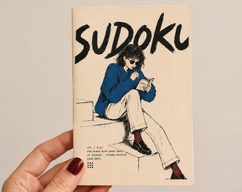 Easy Sudoku Booklet | 25 Puzzles | Traveler’s Notebook Passport + Paper Republic Pocket | Digital Download