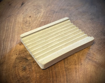 Concrete soap dish