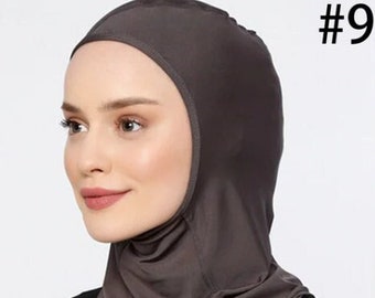 Sport Hijabs (Black, Blue, Brown, Beige)