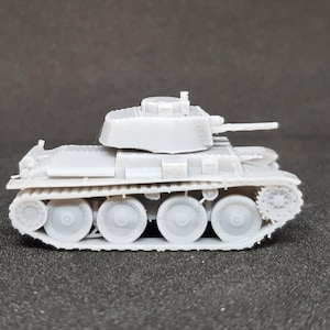Panzer 38(t) – German WW2 light tank for dioramas and historical wargames – 3D resin military model – 1/72 1/87 1/100