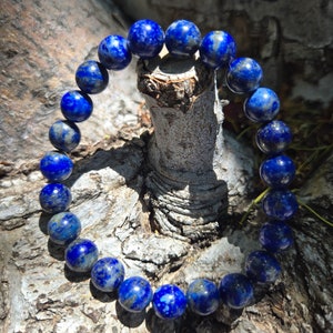 Lapislazuli Perlen Edelstein Armband