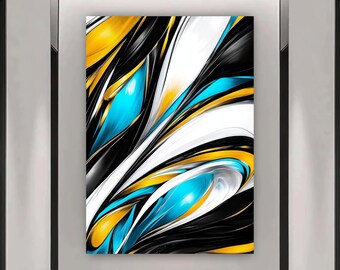 Large Abstract Wall Art | Colorful Canvas Living Room | Modern Artwork | Oversized Painting | Multicolor Wall Decor | Bold Statement Piece