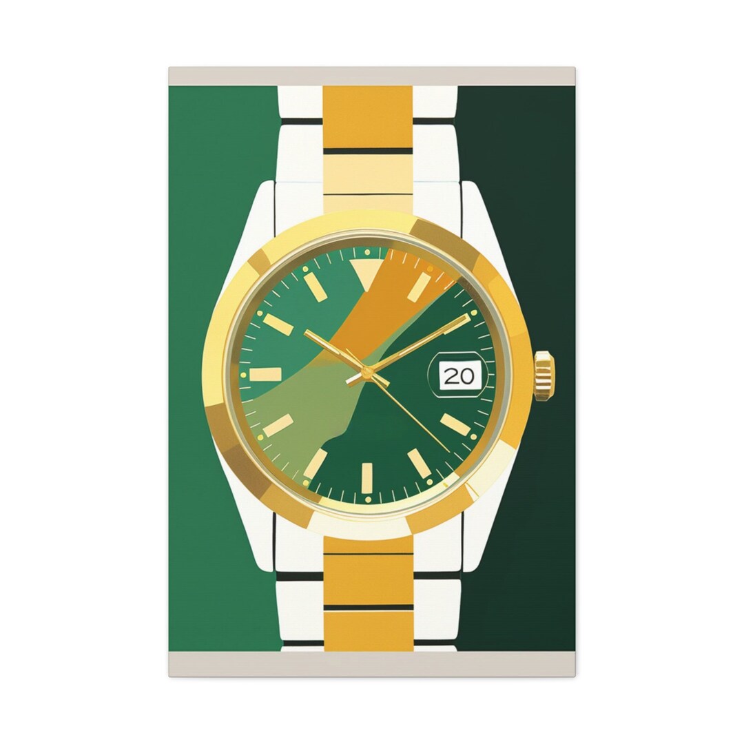 CANVAS PRINT Rolex Watch Wall Art Free Shipping Rolex Prints Watch Poster Canvas Wall Art Wall