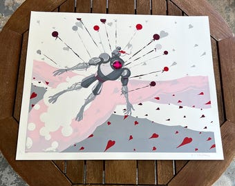 Sniper -Silkscreen on paper