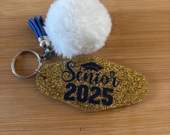 Graduation Hotel motel Keychain Bag Charm handmade