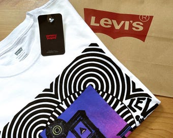 RETRO Levi & Co Vintage Shop Revival T-Shirt. Relaxed Fit Graphic Art Tee. Men, Women, Unisex Shirt. *See SIZE CHART photo for your size!