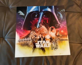 Glass Star Wars Lucasfilm Ltd. Wall Art RARE / HTF Collectors Item