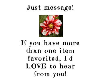 Need help? Please reach out! Etsy does NOT allow sellers to message individuals. But you can message me. I'm here to help! (Do Not Buy)