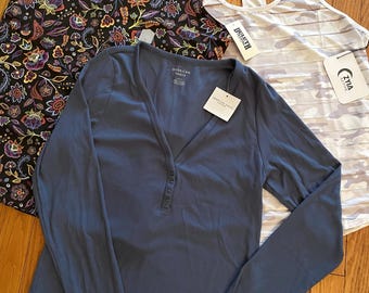 NEW from my closet :-)! A 3pc Top and Tank Sport Bundle! Duluth Trading Co / American Eagle / ZYIA Active. Women's Modern Vintage Fashion