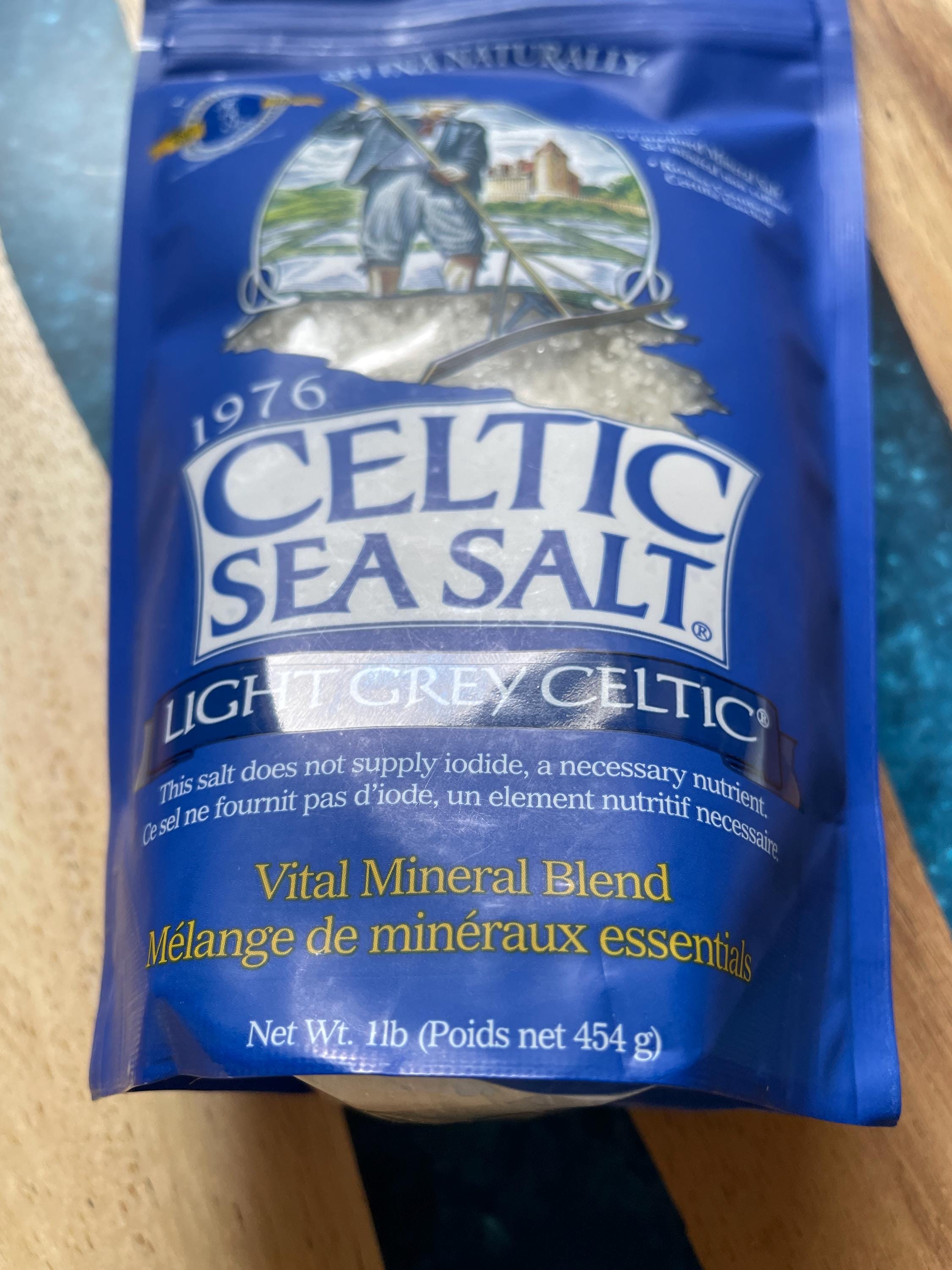 Celtic Sea Salt, Light GREY Vital Mineral Blend. 1 Lb Minerals ...