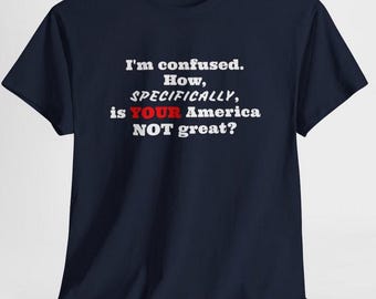 Front/Back America Social Justice Shirt. BLM, Black Lives, LGBTQ Trans, Native Racism, Oppression, Women's Health. Human rights Ally T-Shirt