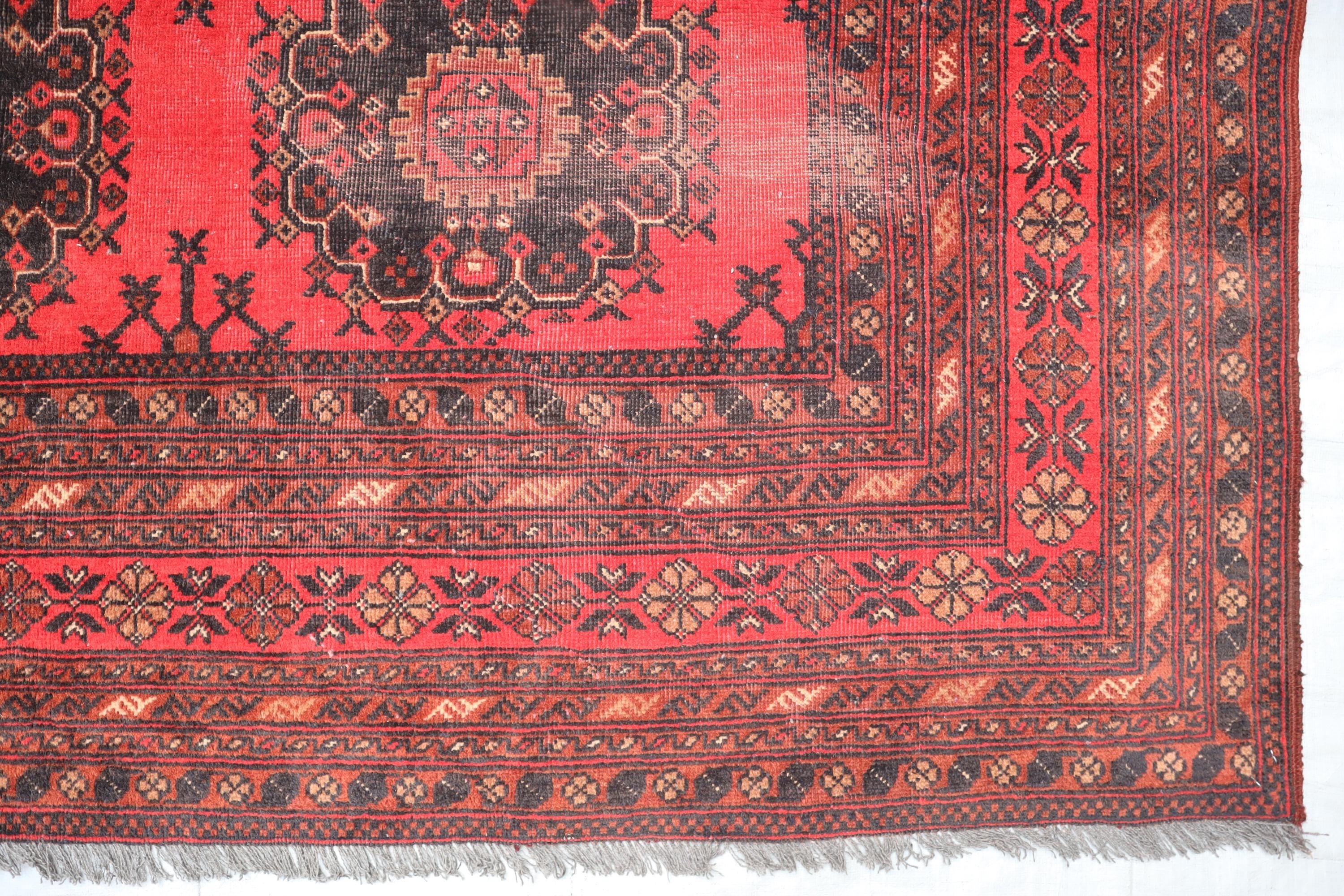 1960年代アンティーク トルクメン アンティークラグ 8 x 11