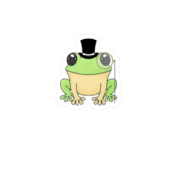 Dapper Frog Sticker