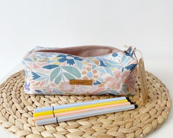 Canvas cosmetic bag, pens, makeup bag, make up bag, cosmetic bags for women, girls' stuff, storage, pencil case