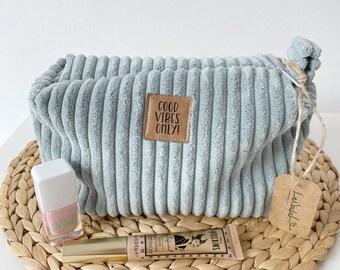 Corduroy cosmetic bag, cosmetic bag, make-up bag, women's cosmetic bag, make-up bag, women's cosmetic bags, girls' stuff