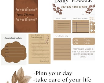 digital planner/printable planner/ your path toward success/ hyperlinked daily/ effective living/ dream_plan_work_and achieve