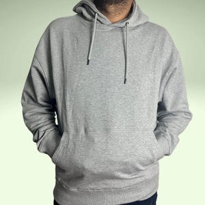 100% Organic Cotton Pullover Hooded Sweatshirt For Men – Sustainable, Eco-Friendly.