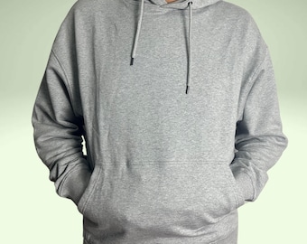 Bio-Baumwolle Pullover Kapuzen-Sweatshirt für Herren - Nachhaltig, umweltfreundlich.